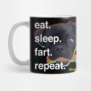 Mulder the One-Eyed Pug Mug